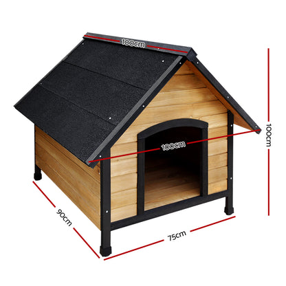 i.Pet - Extra Large Wooden Outdoor Dog House with Waterproof Roof