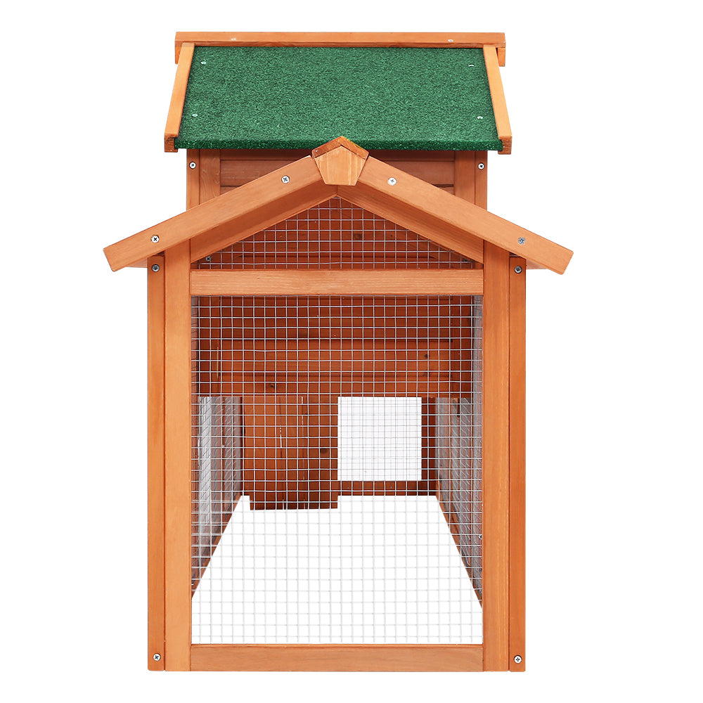 i.Pet - Large Wooden Rabbit Hutch 220cm