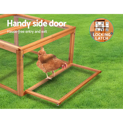 i.Pet - Extra Large Wooden Chicken Coop Hutch 180cm