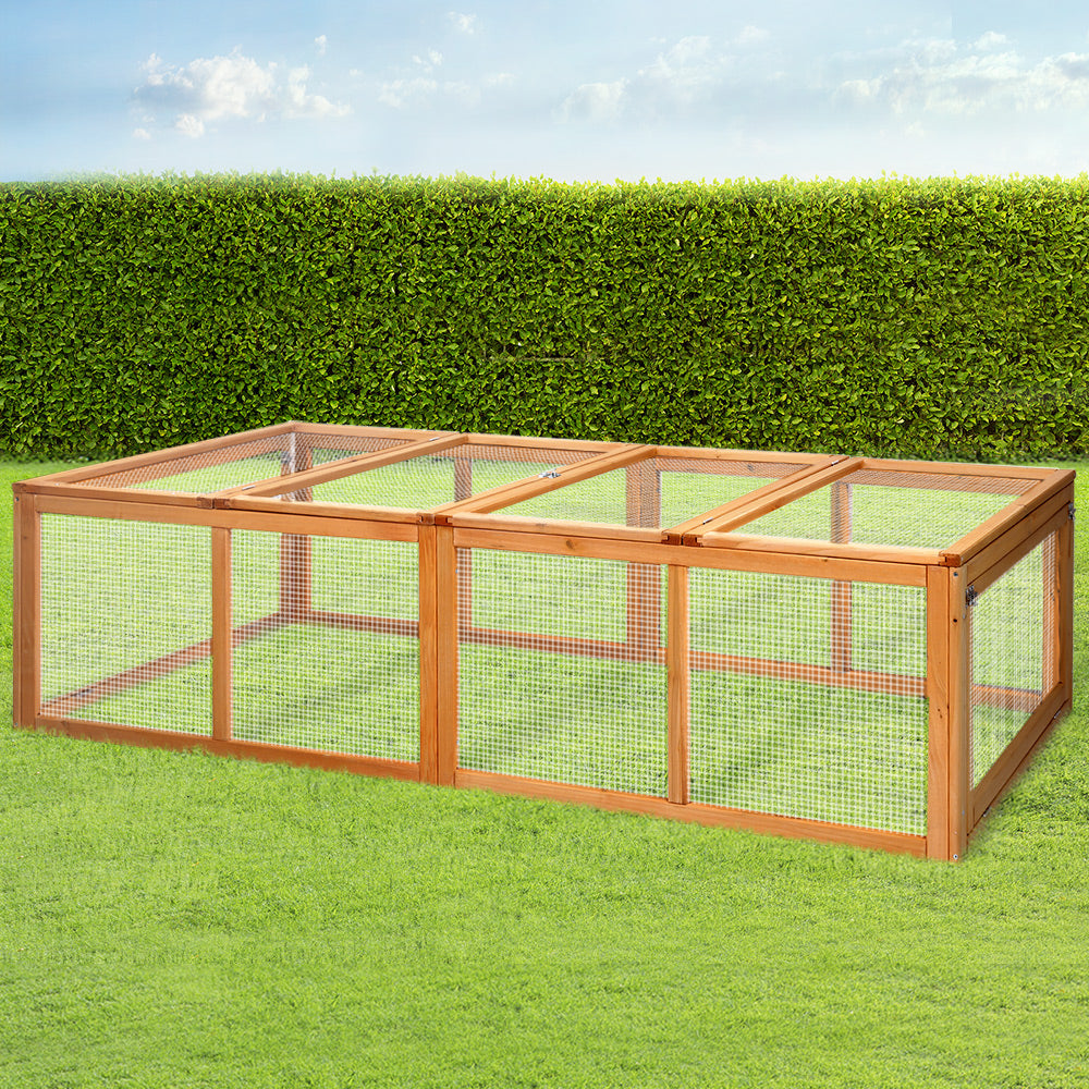 i.Pet - Extra Large Wooden Chicken Coop Hutch 180cm