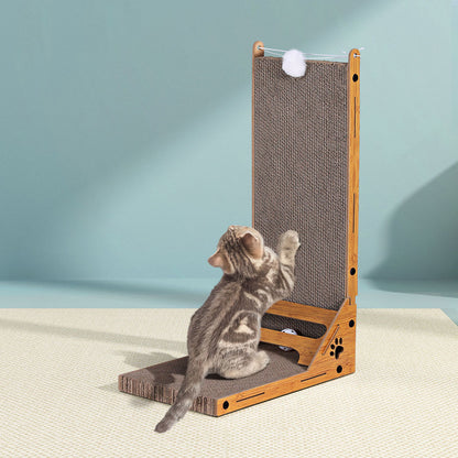 i.Pet - Cat Scratching Board with Climbing Toy & Catnip