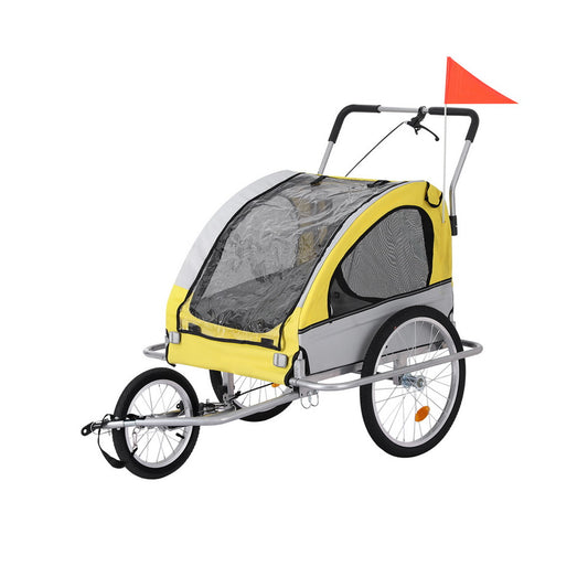 i.Pet - Large Foldable Pet Bike Trailer & Dog Stroller