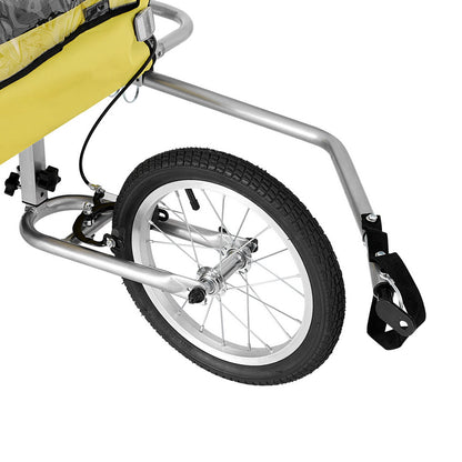 i.Pet - Large Foldable Pet Bike Trailer & Dog Stroller