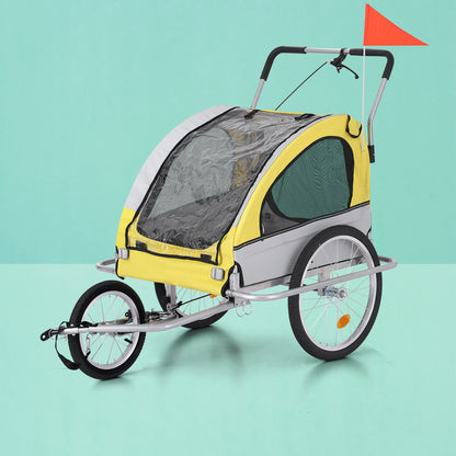 i.Pet - Large Foldable Pet Bike Trailer & Dog Stroller