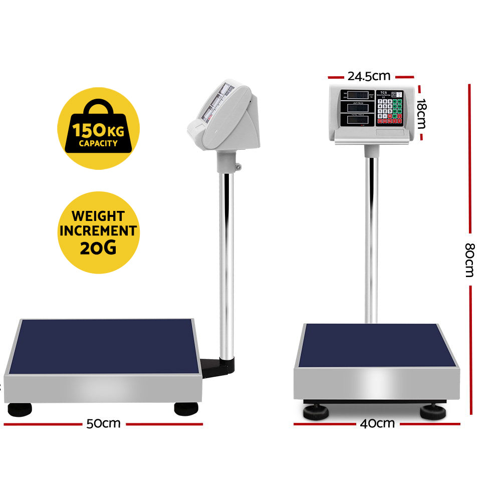 Emajin - Platform Scales Digital 150KG Electronic Scale Counting LCD