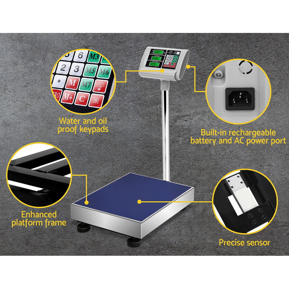 Emajin - Platform Scales Digital 150KG Electronic Scale Counting LCD