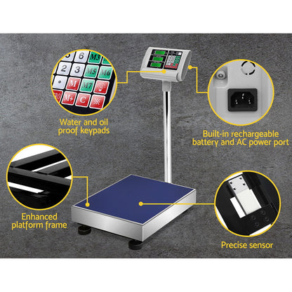 Emajin - Platform Scales Digital 150KG Electronic Scale Counting LCD