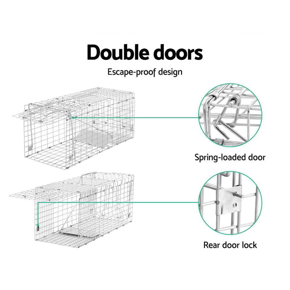 Gardeon - 2x Animal Trap Cage Possum 66x23cm