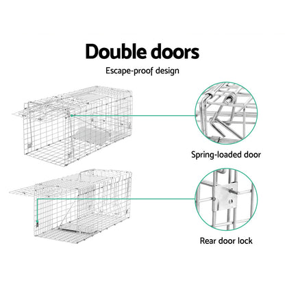 Gardeon - 2x Animal Trap Cage Possum 66x23cm