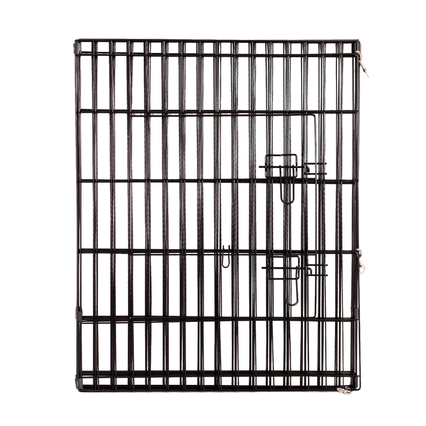 4Paws 8 Panel Playpen Puppy Exercise Fence Cage Enclosure (24" - Black)