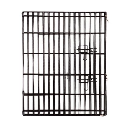 4Paws 8 Panel Playpen Puppy Exercise Fence Cage Enclosure (36" - Black)