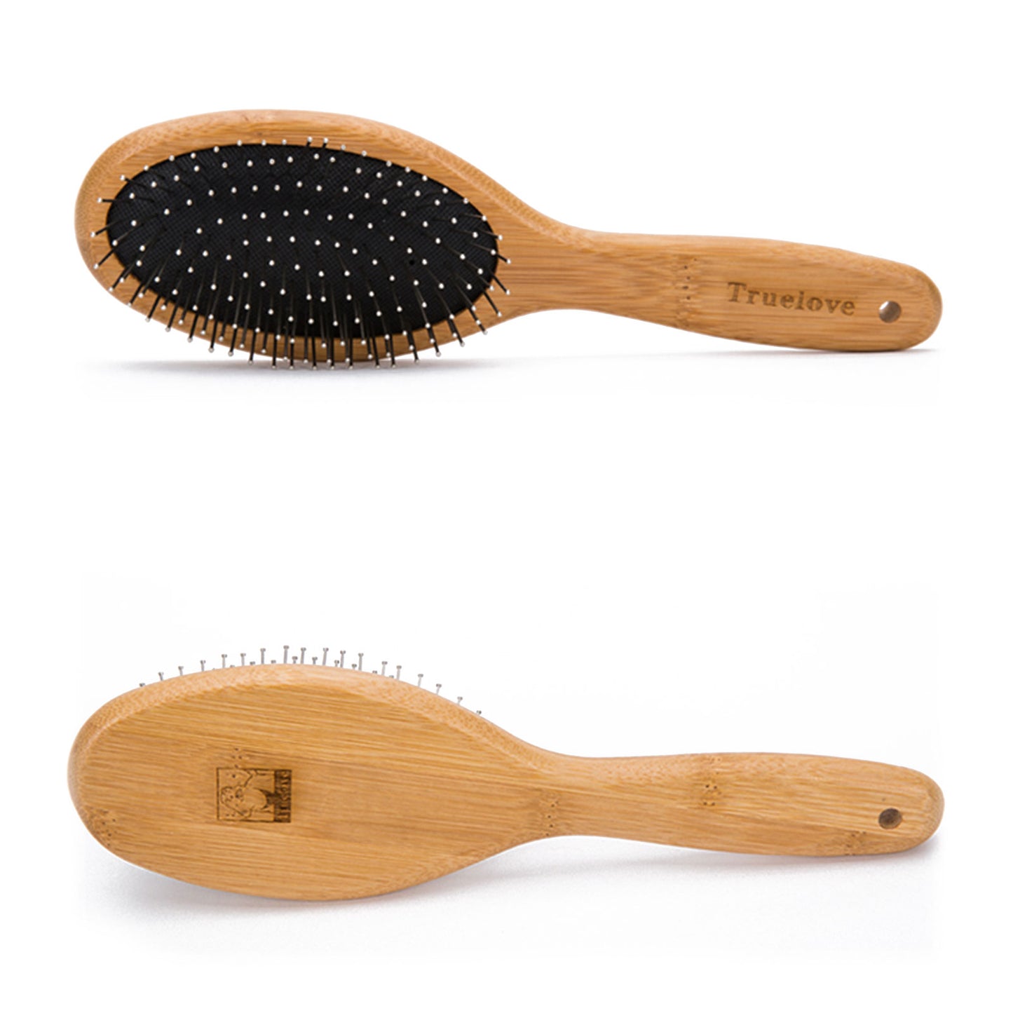 True Love Bamboo Pin Brush – Gentle Grooming for Your Pet