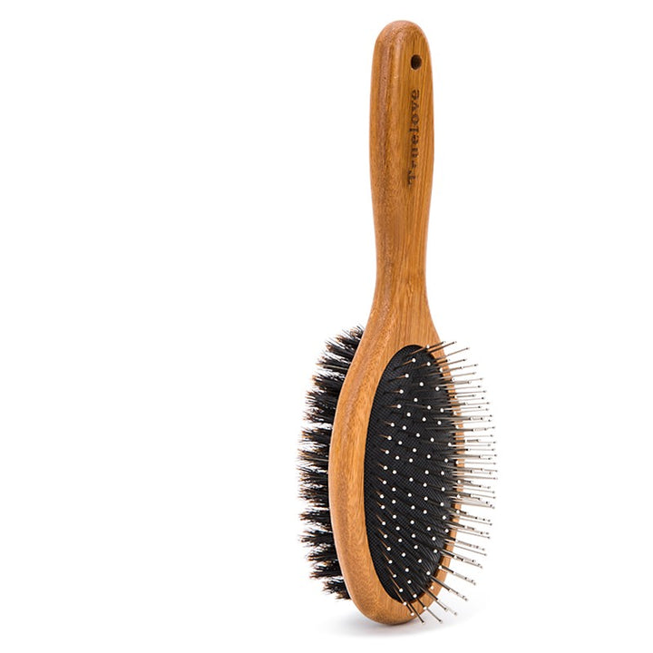 True Love Bamboo Double Brush – The Perfect Grooming Tool for Your Dog