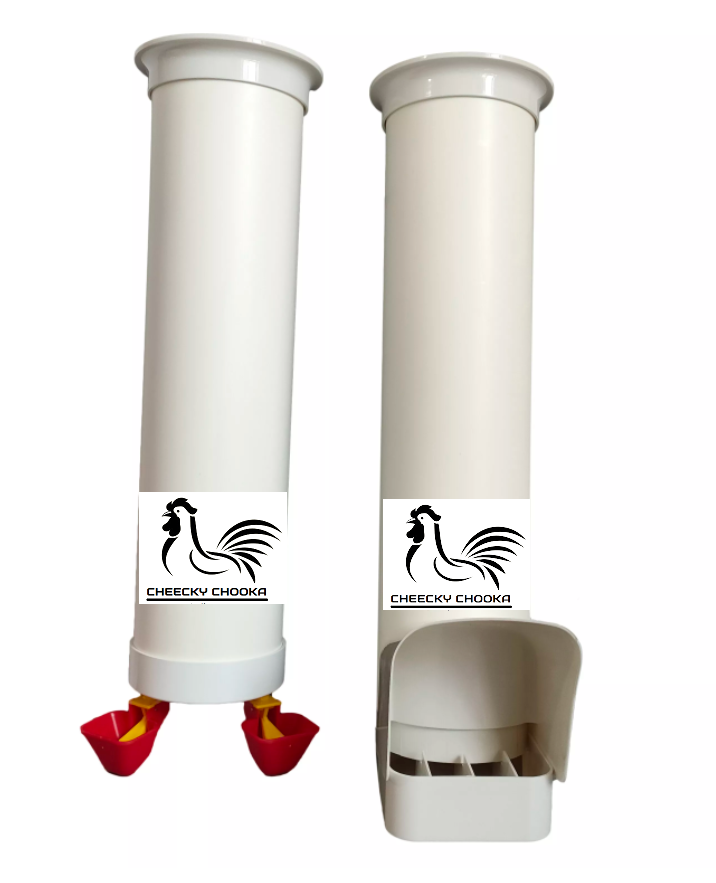 Cheeky Chooka - Poultry Feeder & Waterer Set