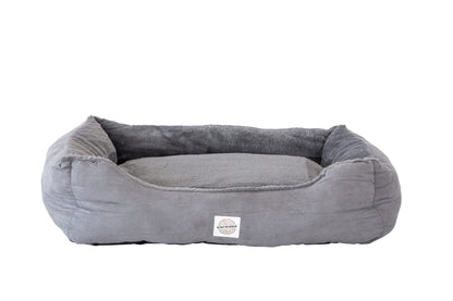 Hacienda - Electric Heated Pet Bed with Rabbit Faux Fur Covering - Small