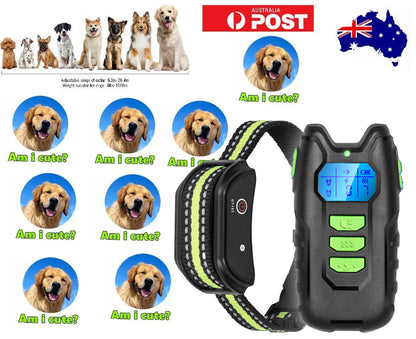 Electric Rechargeable Dog Training Anti Bark Collar