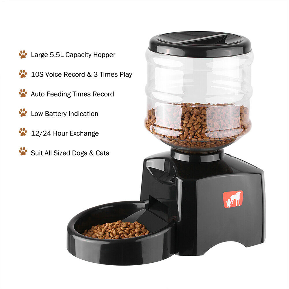 Automatic Smart Pet Feeder for Cats and Dogs Food Dispenser