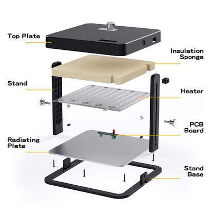 40 to 70 Degrees Celsius Adjustable Chick Brooder Heating Plate - Chicken Coop, Duck, Poultry Brooder