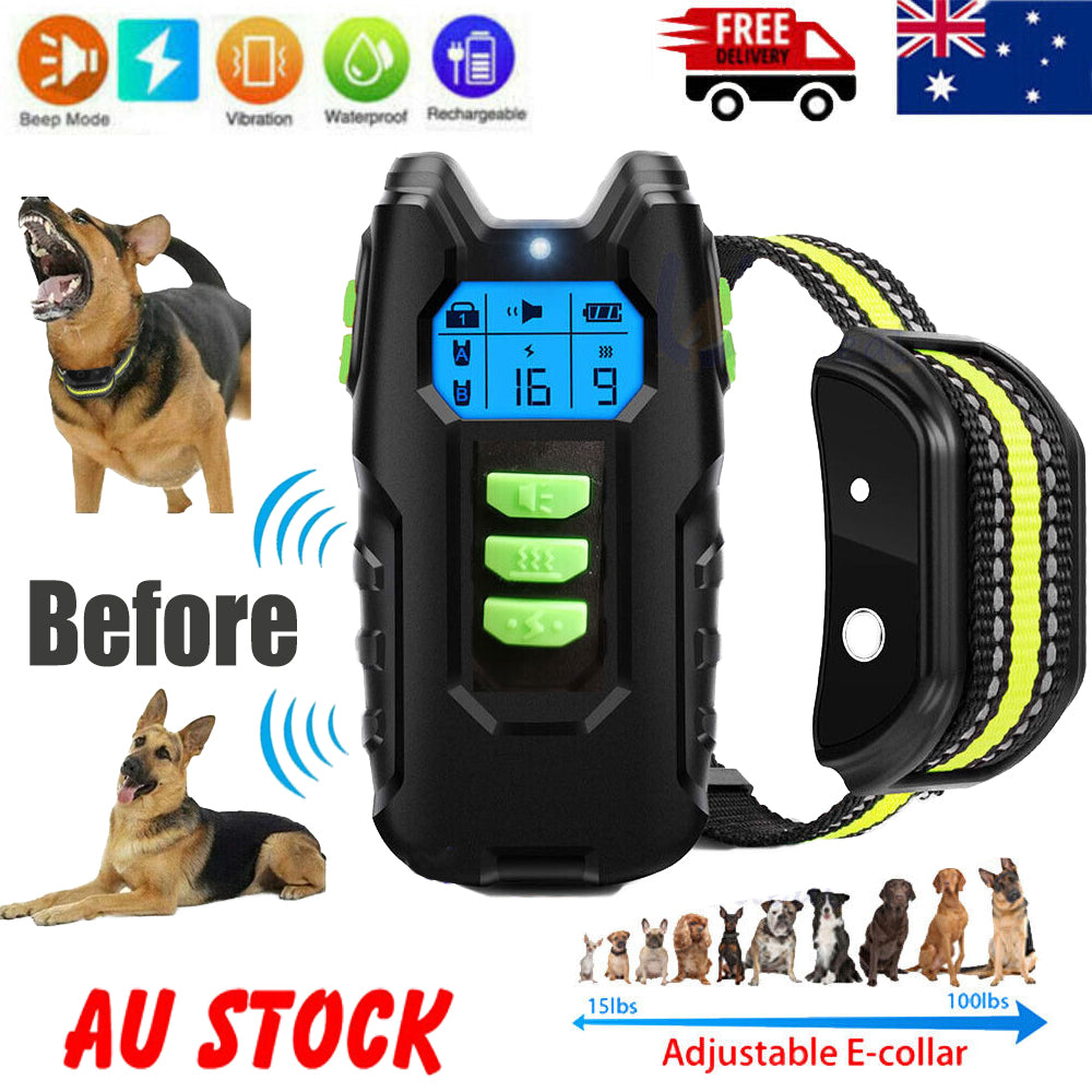 Electric Rechargeable Dog Training Anti Bark Collar