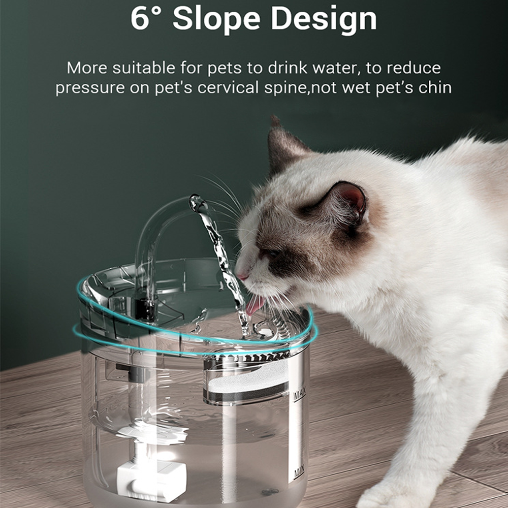 Electric Pet Water Fountain with Automatic Sensor