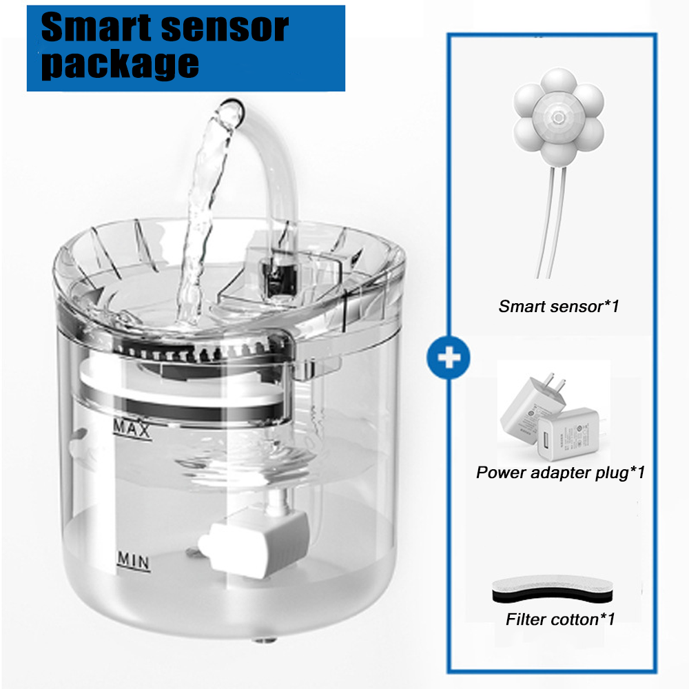 Electric Pet Water Fountain with Automatic Sensor