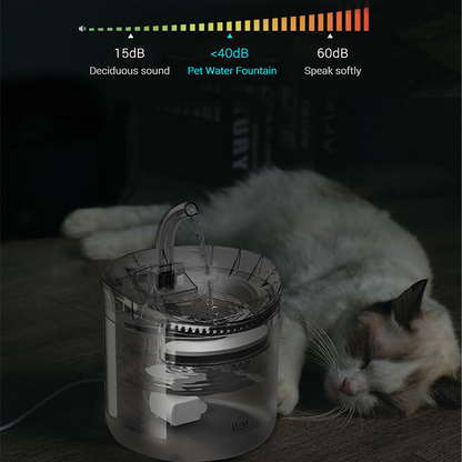 Electric Pet Water Fountain with Automatic Sensor