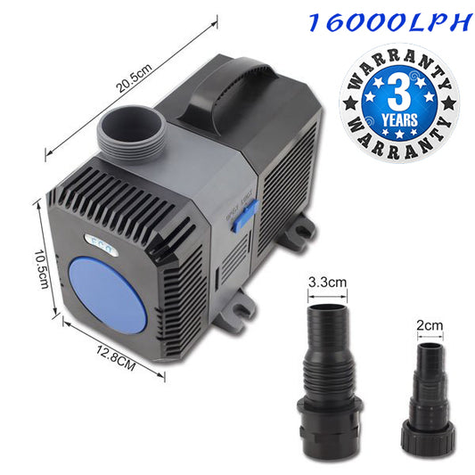 140W 16000L/H Submersible Aquarium Fountain Pond Marine Water Pump