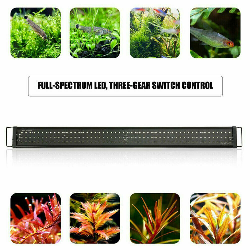 60cm Aquarium Light Full Spectrum Aqua Plant Fish Tank Bar LED Lamp