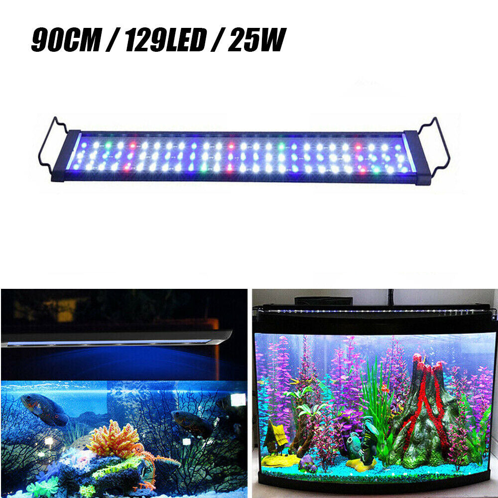 90cm Aquarium Light Full Spectrum Aqua Plant Fish Tank Bar LED Lamp