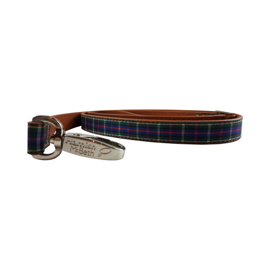 Hamish McBeth - Highland Blue Tartan Dog Lead