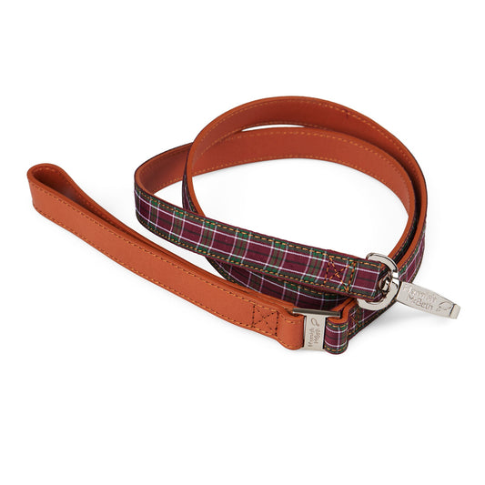 Hamish McBeth - Highland Purple Tartan Dog Lead