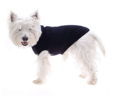 100% Mongolian Pure Wool Dog Jumper in Black