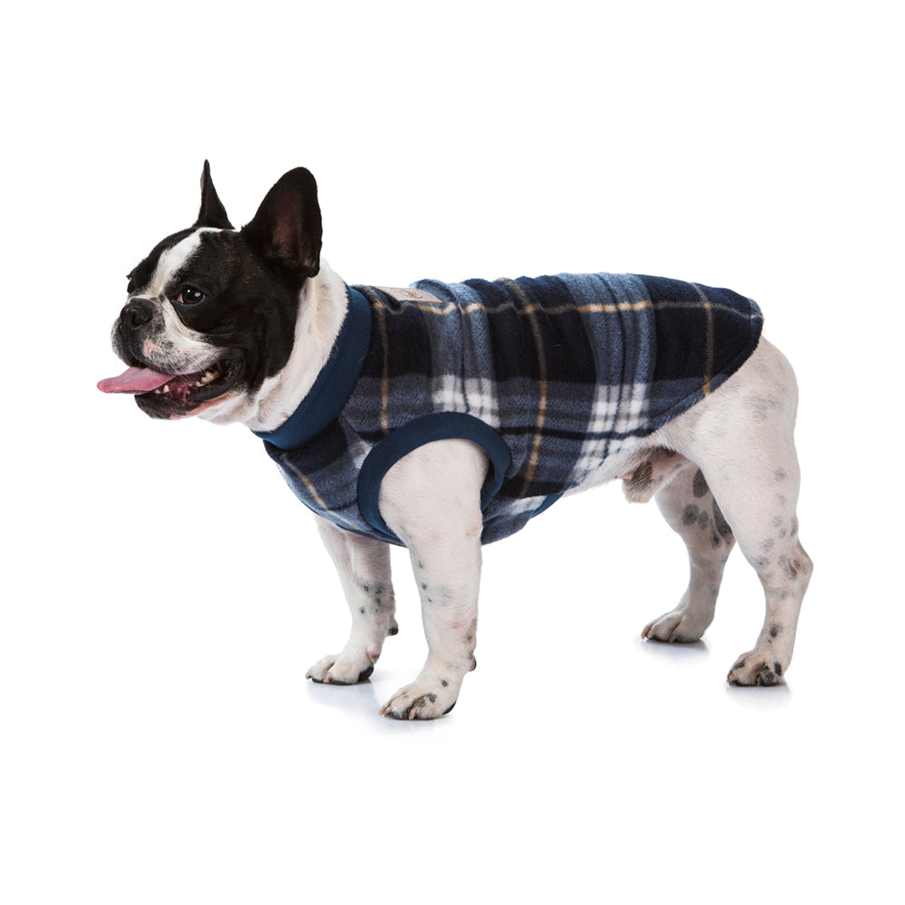 Blue Tartan Dog Pyjamas (30cm)