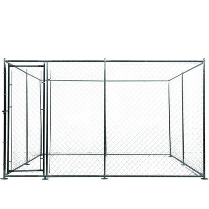 4x4m Dog Enclosure Kennel Large Chain Dogs Cat Cage Pet Animal Fencing Run Outdoor Fenced Playpen