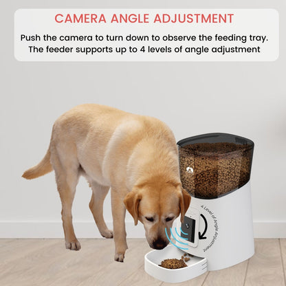 Floofi - Smart Pet Feeder with Camera - White