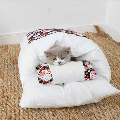 Floofi - Pet Sleeping Bag L size - Fortune Cat