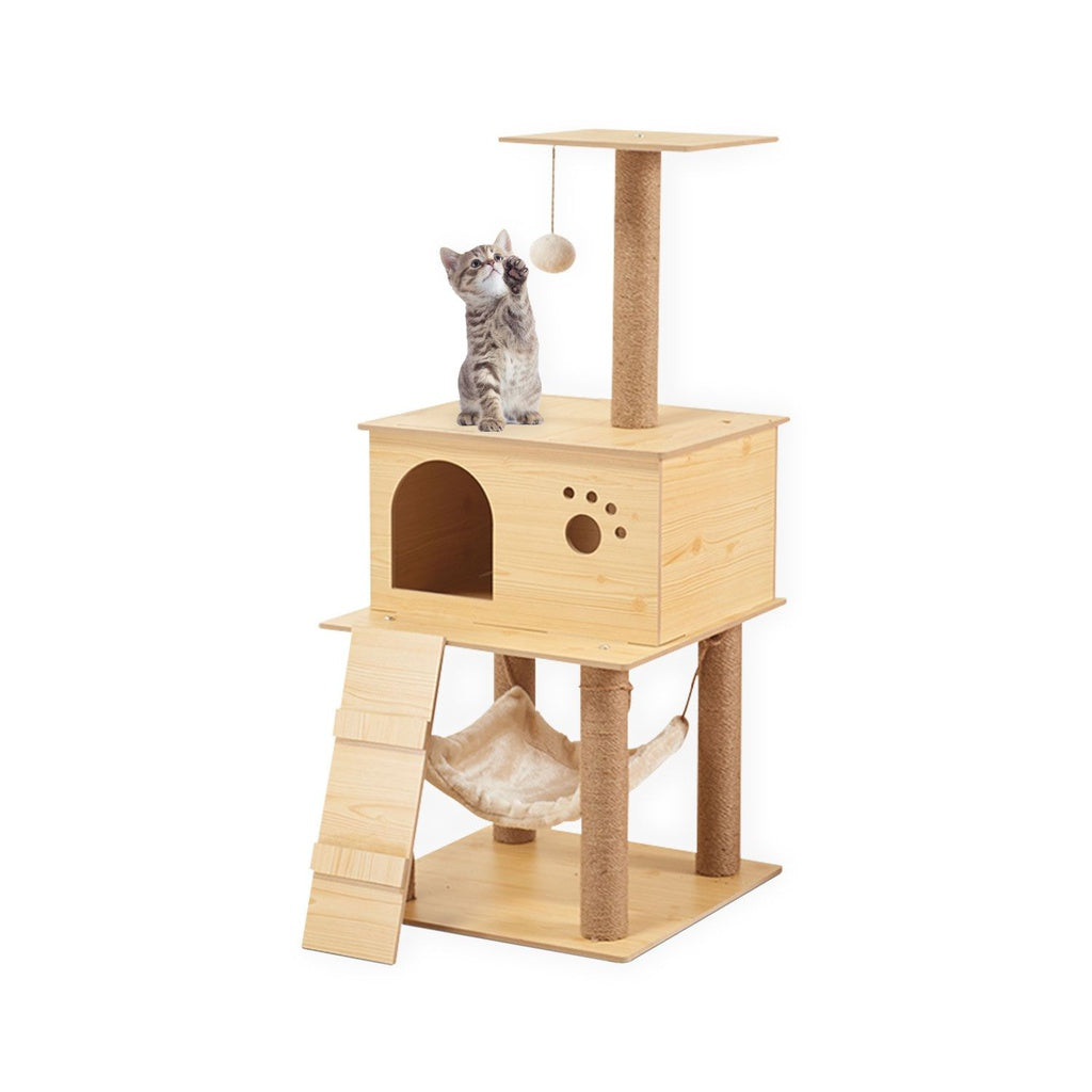 FLOOFI - 130cm Wooden Cat Tree