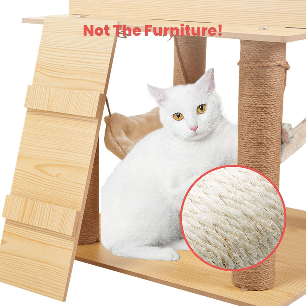 FLOOFI - 130cm Wooden Cat Tree