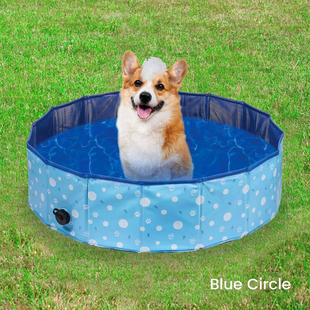 Floofi - Pet Pool 120x30cm XL - Blue Circle