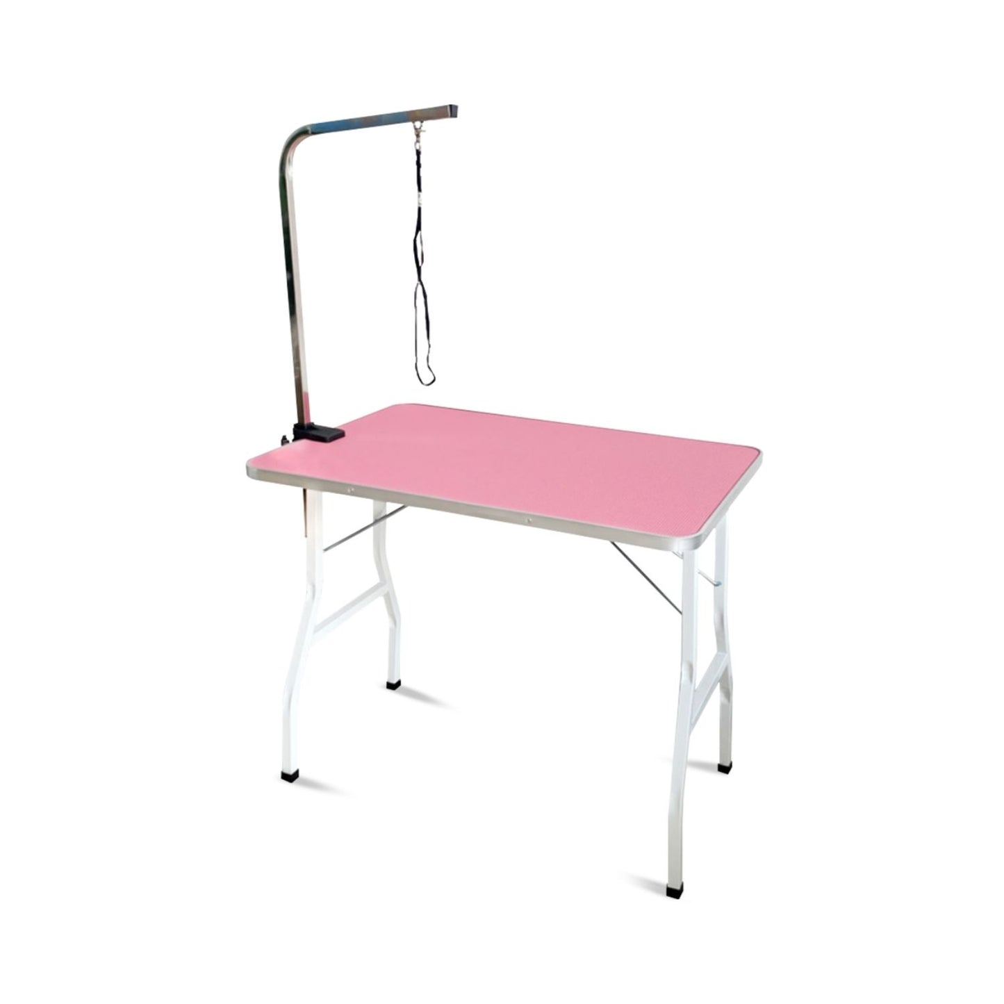 Floofi - Pet Grooming Table 90cm Single Pole - Pink