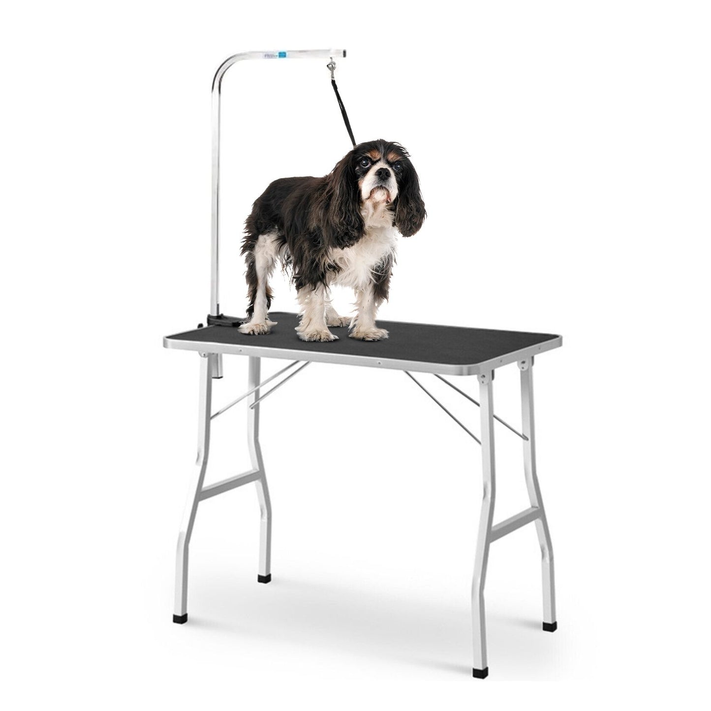 Floofi - Pet Grooming Table 90cm Single Pole - Black