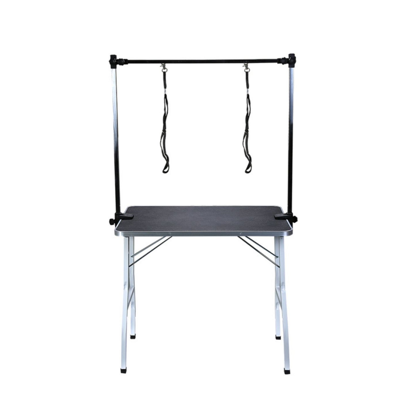 Floofi - Pet Grooming Table 90cm Double Pole - Black