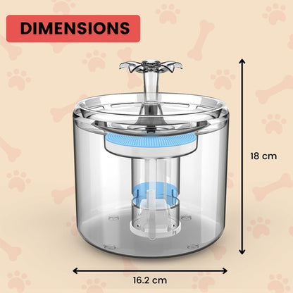 Floofi - Pet Water Fountain 2.6L