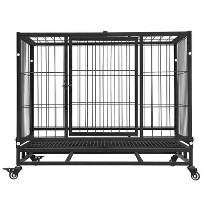 Floofi - Dog Cage 46" (with wheels)