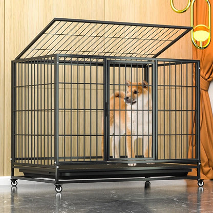 Floofi - Dog Cage 46" (with wheels)