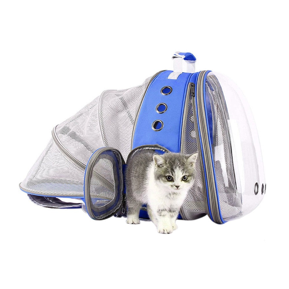 Floofi - Expandable Space Capsule Backpack - Model 1 Blue