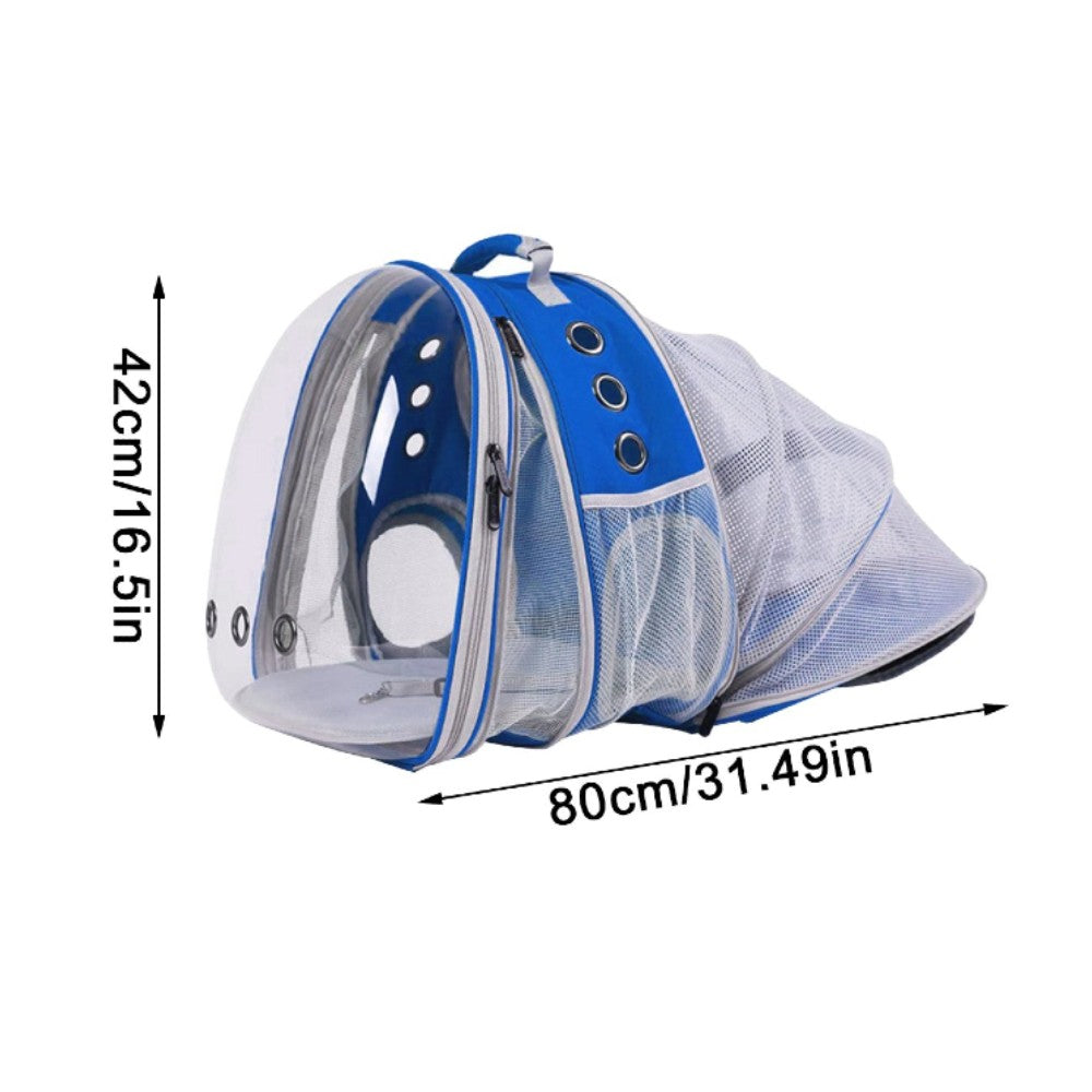 Floofi - Expandable Space Capsule Backpack - Model 1 Blue