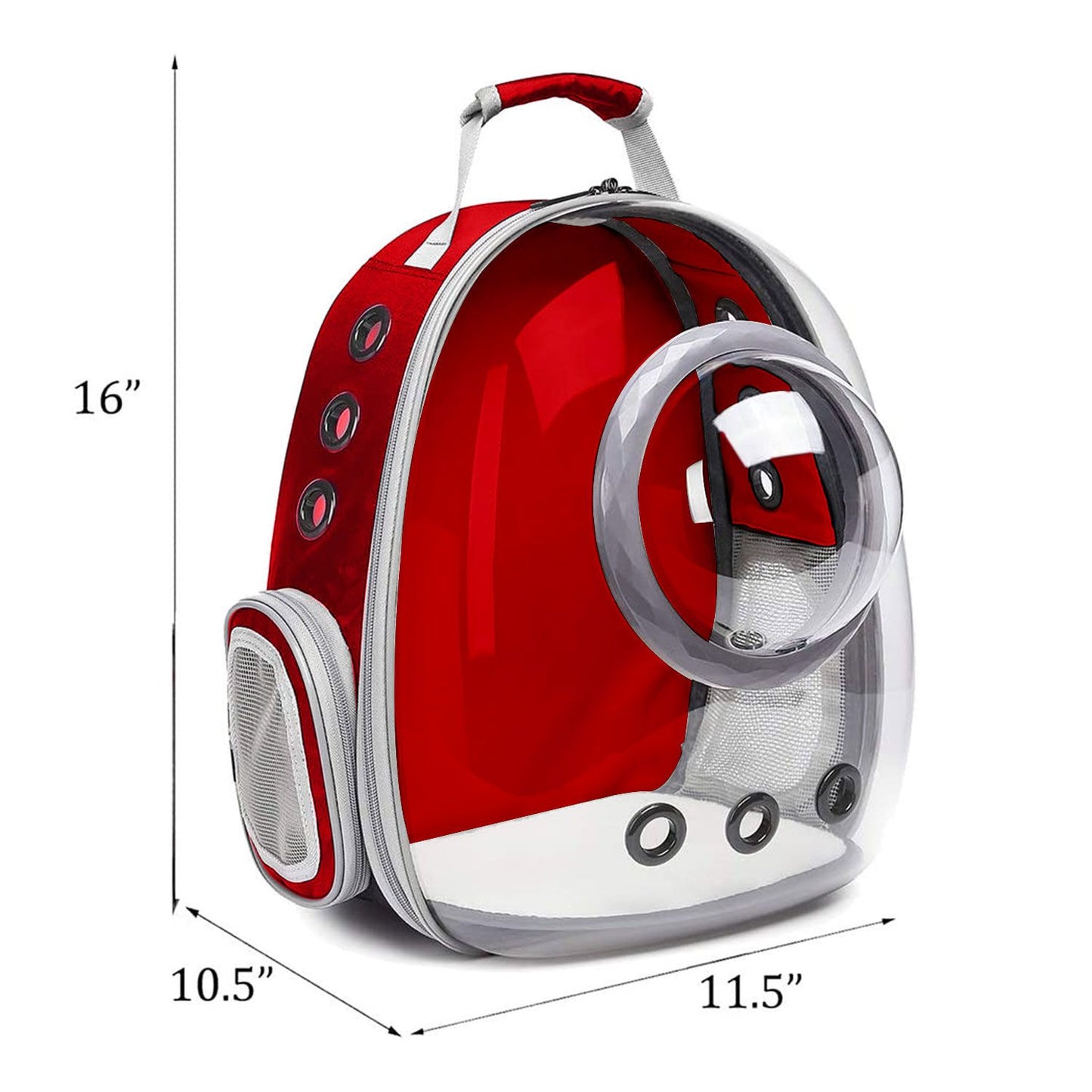 Floofi - Space Capsule Backpack - Model 2 Red