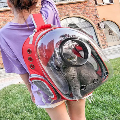 Floofi - Expandable Space Capsule Backpack - Model 2 Red