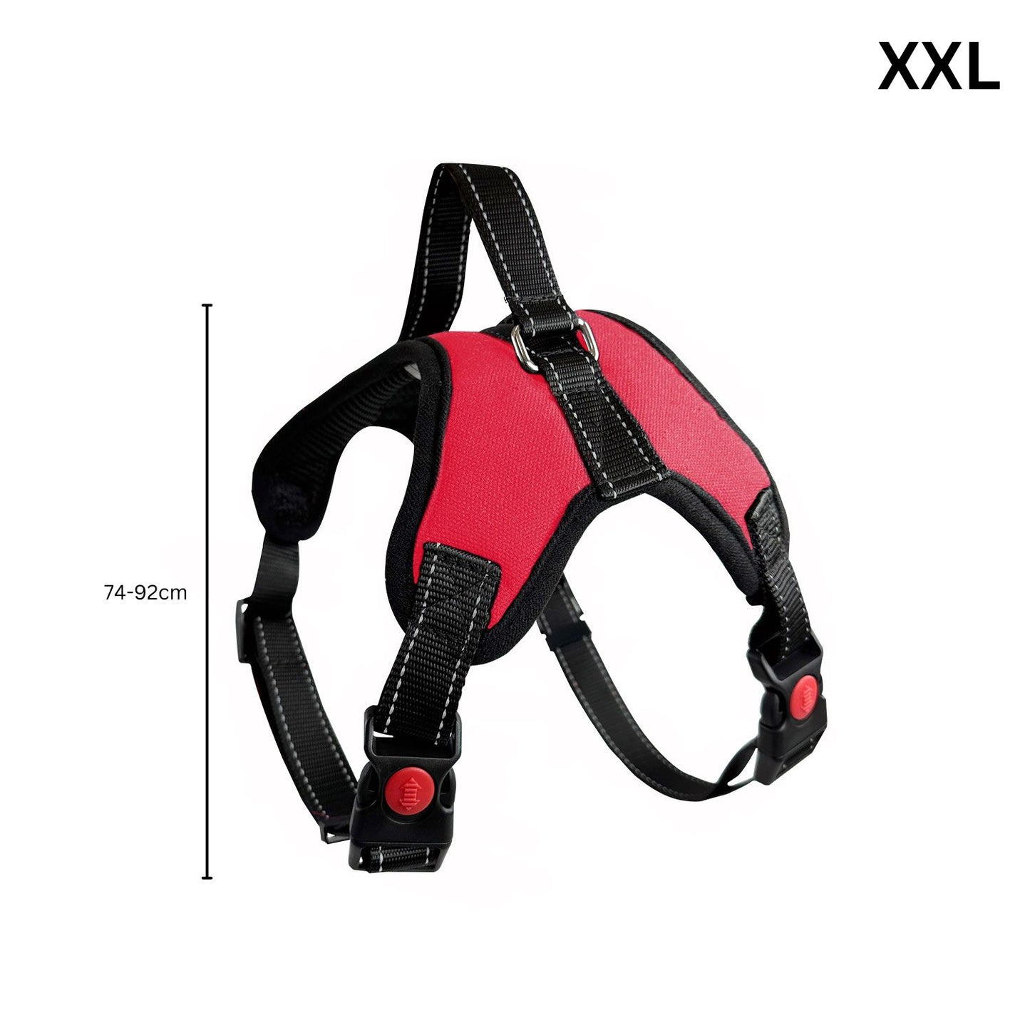 Floofi - Dog Harness XXL Size - Red